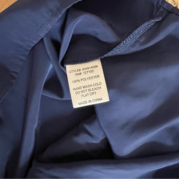 New Humble Chic Navy Blue Sheath Dress With Statement Back Zipper. - Picture 4 of 7